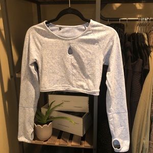 Light blue gymshark long sleeve